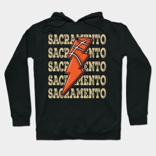 Funny Sports Sacramento Proud Name Basketball Classic Hoodie